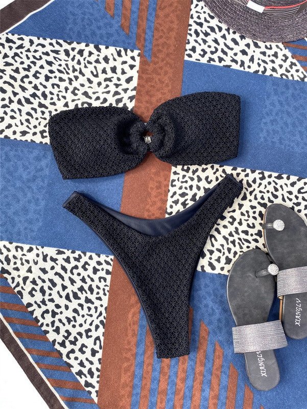 Bikini | Bandage Solid Swimwear Women