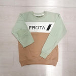 Sweatshirt | green and brown