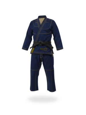Frota Navy Blue Gold Kimono