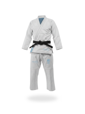 Renzo Gracie White Blue Kimono